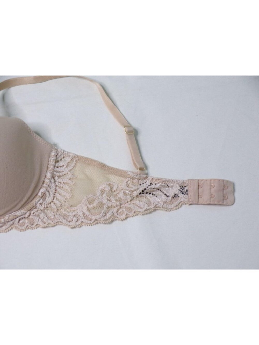 🆕 NATORI Feathers UW T-Shirt Plunge Bra 36DDD Beige #730023 - Picture 10 of 12